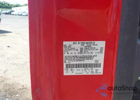 2011 Ford F-150 Xlt из США, поврежденный, VIN 1FTFX1EF0BFB59741